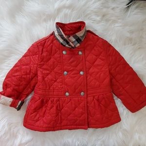 Authentic Burberry jacket 18m